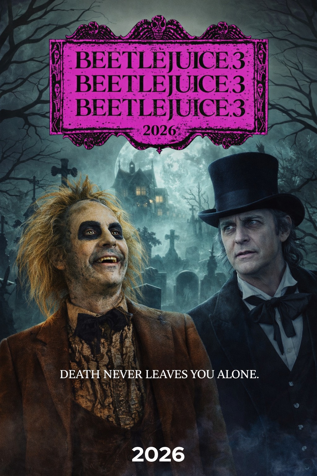 BEETLEJUICE 3 ANNOUNCED FOR JUNE 2026!!!