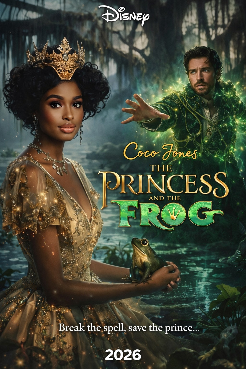 COCO JONES LIVE ACTION TIANA!!!