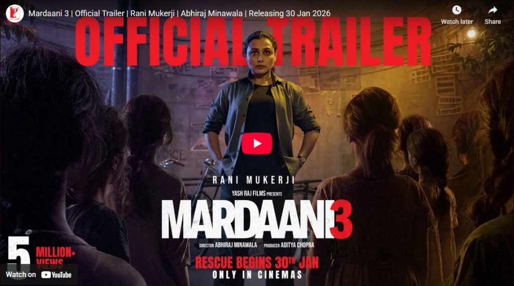 Mardaani 3 offical trailer